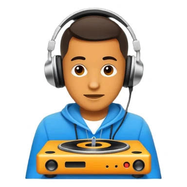 Make a logo for Deejay Harris  sticker