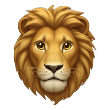 Roi lion  sticker