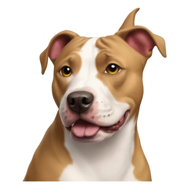 Pit bull cattle dog mix sticker