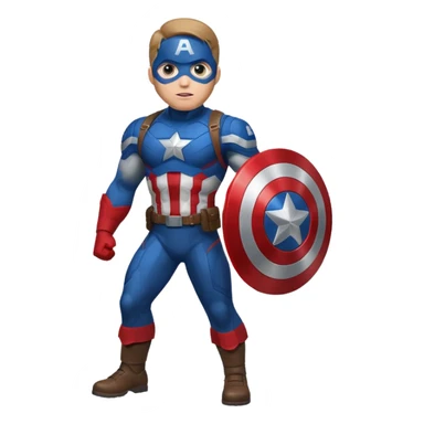 Caption America sticker
