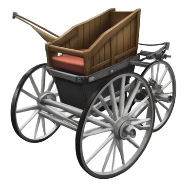 harness race cart side view sticker