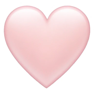 Light pink heart ￼ sticker