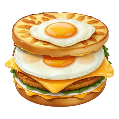 hashbrown breakfast sandwich sticker