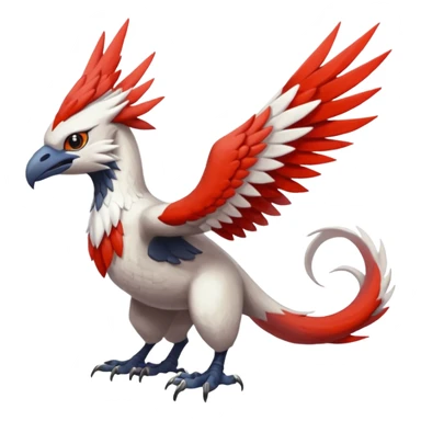 Trico-Gryphon-Latias-Silvally-fusion-creature (full body) sticker