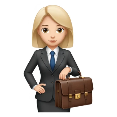 A girls lawyer  sticker