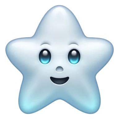 ghost star white sticker