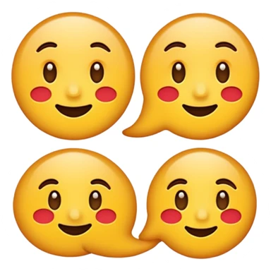 Flat emoji-style icon, bold strokes, rounded shapes, high contrast, simple geometry, transparent background. sticker