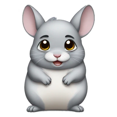 crying Chinchilla sticker