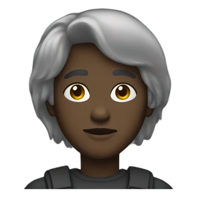 Personne noir roue sticker