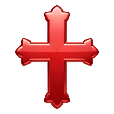 Cross emoji sticker