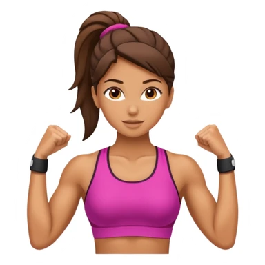 Fitness girl  sticker