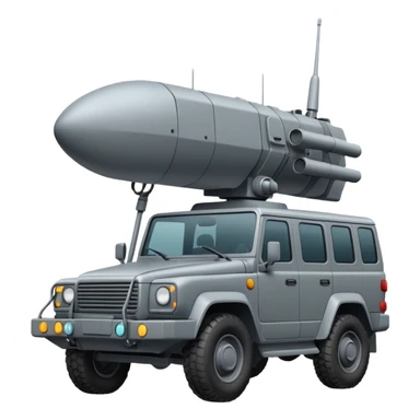 vehicle with electronic warfare equipment without gun sticker