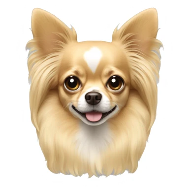 blonde long haired chihuahua sticker