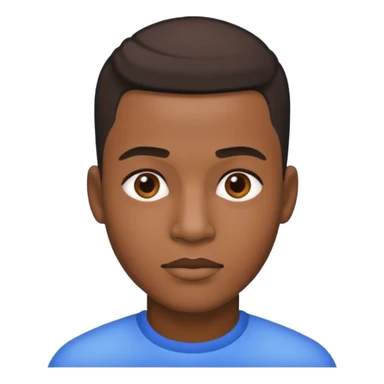 Black guy with taper fade sticker