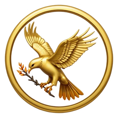 Mockingjay Pin sticker