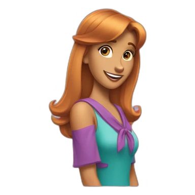 daphne scooby doo sticker