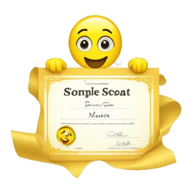 Snapchat certificate  sticker
