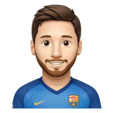 create a messi icon - inspired by airbnb category icons sticker