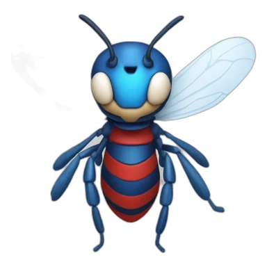 Hornet-blue-white-red sticker