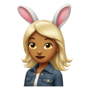 Coquette bunny  sticker