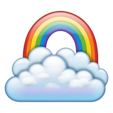 Cloud Rainbow sticker