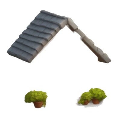 cozy house with sun in background sticker