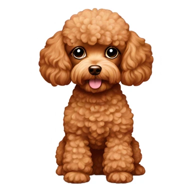Toy Poodle red sticker