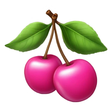 Pink cherries  sticker