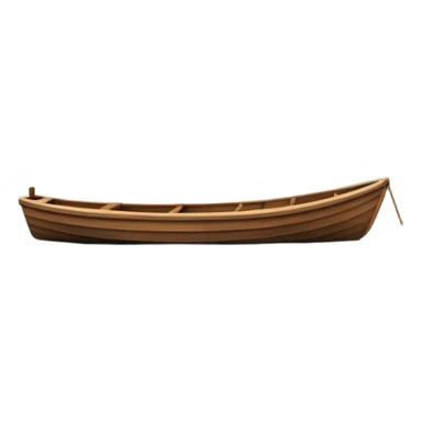 A boat on a quiet river sticker