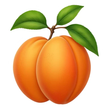 Apricot sticker