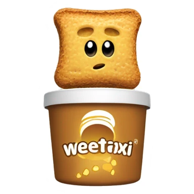 Weetabix and honey sticker