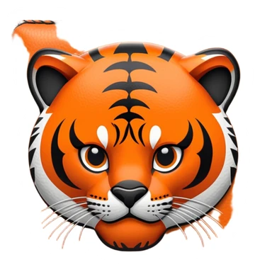 Bengals football sticker