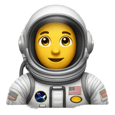 astronauta gris sticker