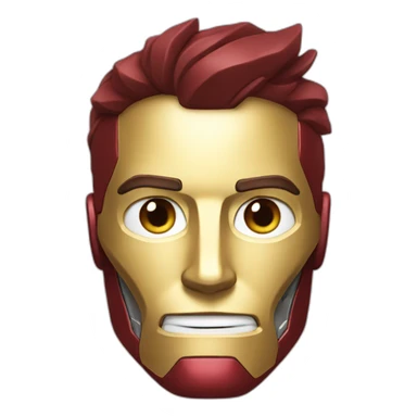 iron man with cat face sticker