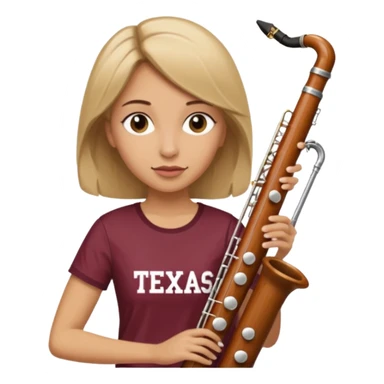 dirty blonde bassoon player texas a&m sticker