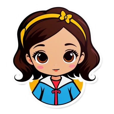 Girl girl sticker