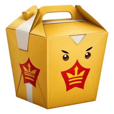 Chinese takeout food boxes sticker