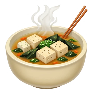 Miso soup sticker