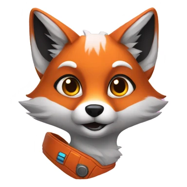 space fox sticker