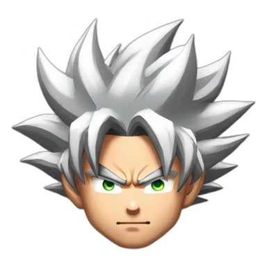 Goku Mastered ultra instinct cyberpunk sticker