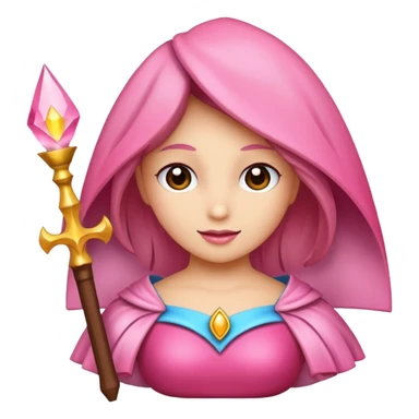 varita mágica rosa sticker