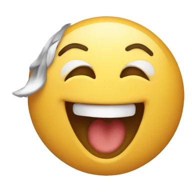 laughing heart sticker