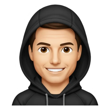 tom cruise with black hoodie sticker