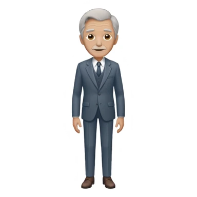 skinny old man looking rich sticker