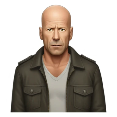 bruce willis die hard sticker