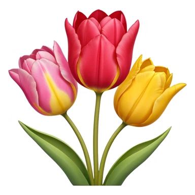beautiful tulips several colors no jar sticker
