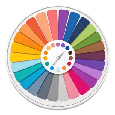 color palette guide book sticker