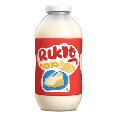 Yakult bottle sticker