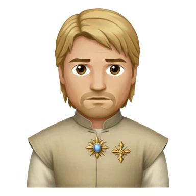 Jaime Lannister from game of thrones, cloth shirt sticker