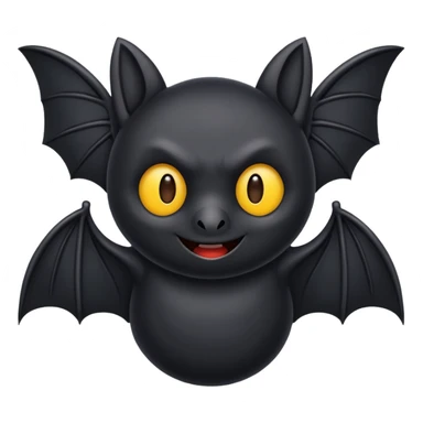Make a emoji of bat batman edition  sticker